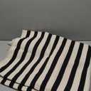 Black and White Striped Rugs, 4'x6' Area Rug Washable Indoor Outdoor Rug Cotton Hand-Woven Farmhouse Layered Double Door Mats for Front Porch, Patio, Entryway, Laundry Room, Bedroom