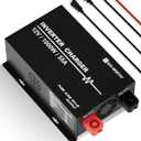ECO-WORTHY 1000W Pure Sine Wave Inverter Charger, Power Inverter with 55A LiFePO4 Battery Charger with 20ms UPS,12V to 110V for RV Home Roadtrip Essentials Deep Cycle Rechargeable Battery