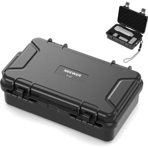 NEEWER Hard Case Compatible with DJI Osmo Pocket 3 & Creator Combo Accessories, IP67 Waterproof Dustproof Shockproof Portable Travel Storage Case with Custom Foam Inserts & 17 Slots, AC022
