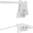 2 Pack Sliding Screen Door Lower Rollers Compatible with Andersen Part #1997310 (1991Present), 1-1/4" Nylon Concave Wheels, Adjustable Replacement.