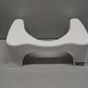 Squatty Potty Simple Curve Bathroom Toilet Stool 7" White