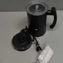 Electric Milk Frother, 4 in 1 Milk Steamer,11.8oz/350ml Automatic Warm and Cold Foam Maker for Coffee,Latte, Cappuccino, Macchiato, Hot Chocolate (Matte Black)