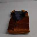 THWEI Mens Velvet Blazer Slim Fit Suit Jacket One Button Tuxedo Blazer Wedding Prom Dinner M, Gold