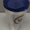 Tervis Navy Logo Made in USA Double Walled Insulated Tumbler Travel Cup Keeps Drinks Cold & Hot, 24oz, Classic