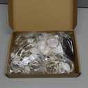 HXWEIYE 300LED Fairy Curtain Lights, 9.8x9.8Ft USB Plug-in 8 Modes Christmas String Hanging Lights with Remote for Bedroom Backdrop Wedding Indoor Wall Decor, Warm White, Standard, Pack of 2 