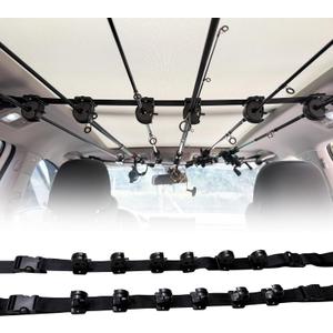 Fishing Rod Holder for Car,Fishing Pole Holder for Car,Fishing Pole Storage Inside Carrier Racks for SUV/Wagons/Van/Jeep/Truck