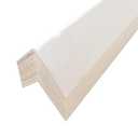 White Edge Protector 3" x 3" x 36" - 10-Pc Pack, Cardboard Compactor Corner Protectors for Shipping, Construction, Pallet Use - Recyclable, Reusable, Clean Look, 0.16" Thick Heavy Duty Cardboard
