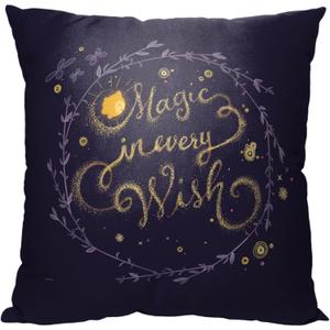 NORTHWEST Disney Wish Pillow, 18 x 18 inches, Magic in Every Disney Wish