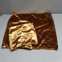 MIULEE Dark Gold Velvet Throw Pillow Covers 18x18 Soft Decorative Solid Square Cushion Cases Pack of 2 Modern Luxury Home Decor for Couch, Sofa, Bedroom