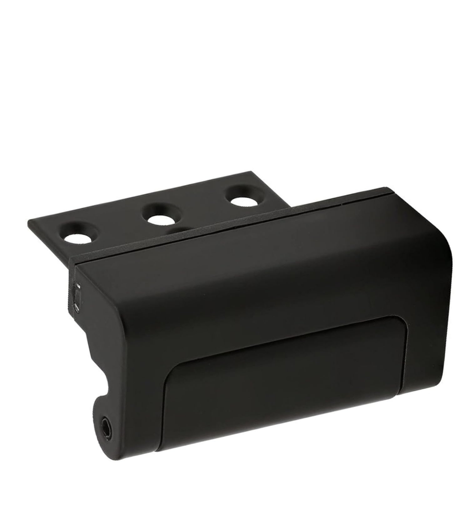 Hilitand Rost Propund Tür Safety Lock Fashionable Aluminium Aluminum Refleam Block for Home Security Supplies (Black)