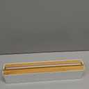 Magnetic Plastic Wrap Dispenser with Cutter - Quasziwa Upgrade Practical Refillable Cling Wrap Aluminum Tin Foil Organizer for Drawer, Include an Extra Roll of 12"X 164' Food Cling Film - Wood Grain (14.17*2.6*2.44 IN)