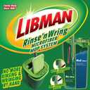 Libman Rinse 'n Wring Mop and Bucket System, 4 Microfiber Pads Included