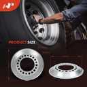 A-Premium 2Pcs Auto Wheel Balancer Compatible with Heavy Duty Trucks Bus 2012-2024 Have 22.5-24.5" Wheel