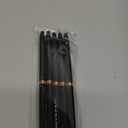 Artdone Metallic Nail Art Pens, Liner Brushes Set, 5PCS Black Color Nail Tools For Long Lines, Thin Details, Fine Drawing, Liner Brush UV Gel Polish Painting Nail Design Sizes 5/8/12/20/25mm