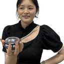 Gyro Power Wrist Trainer Ball - Strengthen Arms, Fingers, Wrist Muscles & Bones. Features Vibrant LED Lighting - Manual Spin for Fitness & Rehab!