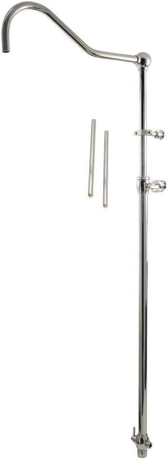 Kingston CCR6176 60" Shower Riser with 17" Shower Arm,Polished Nickel