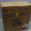 RIGHTMELL Foot Spa Bath Massager with Heat, Epsom Salt,Bubbles, Vibration and Red Light, Tub for Stress Relief,Foot Soaker, Christmas Gifts Birthday Gifts for Mom Dad Women Men Her Him