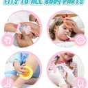 Hilph Kids Ice Packs for Boo Boos, Reusable Gel Cold Packs for Toddlers Injuries, 3 Pcs Hot & Cold Compress with Cute Plush Sleeves for Pain Relief, Fever, Wisdom Teeth, First Aid, Bumps (Unicorn)