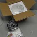 Black Modern Semi Flush Mount Ceiling Light,Rustic Ceiling Light Fixture for Closet Hallway Entryway,Matte Black Finish (1 Pack)