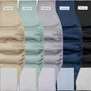 Vettisnaps 5 Pack Dog Diapers Male Reusable Belly Bands Washable for Medium Male Dogs, High Absorbency for Puppy & Doggy, Size M