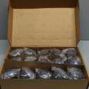 Skyflame Ceramic Fire Balls, Set of 15 Round Fire Stones Set for Indoor and Outdoor Fire Pits or Fireplaces Accessory, 3 Inch, Black