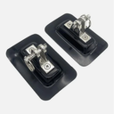 316 Stainless Steel Bimini Top Deck Hinge BiminiTop Fitting 4 Pair Black