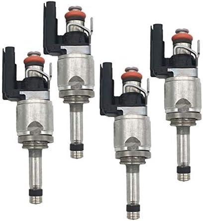 EPSIRMP 31303495 4pcs Set Fuel Injectors 6-Holes Compatible with Volvo S60 S80 V60 XC60 XC70 2.0L 2014-2015 Turbo Replaces# 31336653