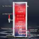 Water Boiler Eletric Commercial Hot Water Dispenser Countertop Silver 15L with Filter Automatic 1500W Fast Heating for Restaurant, Home, Office