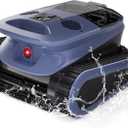 Sat40 Sonar Navigation Pool Vacuum for Inground Above Ground Pools, Climb Stairs Pool Cleaner with 4 Modes, Powerful Suction, Self-Parking, Wall&Waterline Cleaning Pool Robot, Clean Up to 2150 Sq.Ft