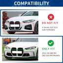 Front Bumper Lip Fits for BMW 2021+ G80 M3 G82 G83 M4 Competition