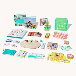 Lovevery Reading Skill Set, Learn to Read for Pre-K and Kindergarten, Fun Phonics Games and Books, Part 1
