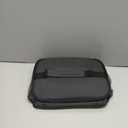 ExtraCharm Insulated Lunch Bag for Women/Men - Reusable Lunch Box for Office Picnic Hiking Beach - Leakproof Cooler Tote Bag Organizer with Adjustable Shoulder Strap for Adults - Black