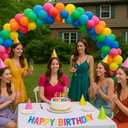 Balloon Arch, Innovation Sturdy Balloon Arch Kit,10Ft Wide & 9FT Tall Adjustable Balloon Arch Stand with Water Fillable Bases, for Wedding, Birthday, Baby Shower, Graduation Decorations Photo Backdrop