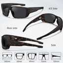 STGATN Polarized Sports Sunglasses for Men Driving Cycling Fishing Running UV400 Protection