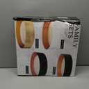 Bargeni 16.5 Inch LED Ceiling Light Fixture, Dimmable Flush Mount Matte Black With Gold Inside, 3000K/Warm White/30W, Modern Light Fixtures Mount for Bedroom, Outdoor, Foyer