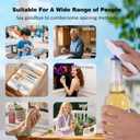 2 x NTOUSIUY 5-in-1 Multifunctional Bottle Openers, Easy to Open Beer & Soda Can Opener, Pull Tab & Jar Opener, and Water botter; For the Senior, Children, Women, Weak Hands, Drink Lovers(Purple)