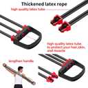 Chest Expander for Chest Arm Legs Shoulder Back Muscles Training, Chest Exerciser for Men with 5 Removable Ropes, Fitness Training Set for Pilates Push Ups Full Body Home Gym Workout Band