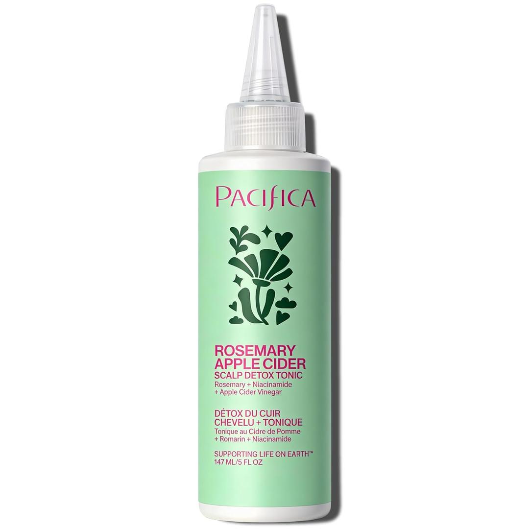 Pacifica Scalp Detox Tonic  Scalp Exfoliator with Glycolic & Salicylic Acid for Clarifying Build Up & Purifying  Infused with Rosemary to Support an Itchy, Dry Head  Vegan & Cruelty-Free  5 oz