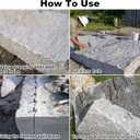 ABuff 3/4 Inch Heavy Duty Wedge and Feather Shims, 8 Pack Plug Shim and Wedge Concrete Rock Stone Splitter Hand Tools