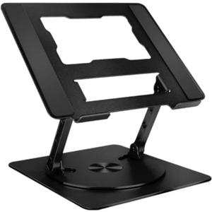 Adjustable Laptop Stand for Desk Ergonomic Laptop Risers with 360 Degree Rotating Base Foldable Notebook Computer Holder