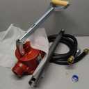 Fill-Rite FR152 Piston Hand Pump with Hose & Nozzle Spout, Red