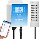 WiFi Salt Chlorine Generator, Briidea Chlorine Generator with USA Titanium Salt Cell, APP Monitoring & Real-Time Salt Alerts, for Swim Spas Up to 2,000 Gallons