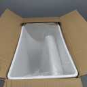 Ashfield & Harkness Airtight Pet Food Storage Container, up to 30 Lbs/ 36 Qt for Dog Cat Bird and Other Pet Food Storage, Easy Acces Including Scoup, Easy Access, Lightweight Keeps Pet Food Fresh (White)