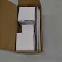 newliplace 2 Pack Antique Brass Single Sided Crystal Dummy Door Knobs Interior, Vintage Glass Dummy Door Knobs with Long Plate