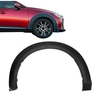Fender Trim, Compatible with Mazda CX-3 2016-2022 2.0L l4, Front Passenger Side Replace# MA1291104 D10E51W20C, Front Wheel Fender Opening Arch Molding Trim