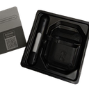 for AirPods Pro 3 Case with Lock, Compatible with AirPod Pro 3rd Generation Case [Compatible with MagSafe], Military Grade Protective Cover with Cleaner Kit & Keychain for Men(2025), Black