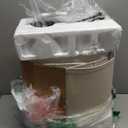 27" Vintage Table Lamps Set of 2, Farmhouse Resin Bedside Lamp with USB C+A Ports & AC Outlet, 3-Way Dimmable Touch Control Lamps for Living Room Bedroom Nightstand Antique Brown Washed Wooden Finish