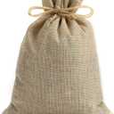 Tendwarm 20 Pcs 5x7 Inch Burlap Gift Bags with Drawstring Recyclable Linen Sacks Jewelry Bag for Wedding Party Favors DIY Craft