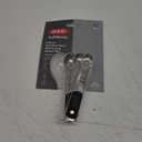 OXO 3pc Stainless Steel Magnetic Measuring Spoons Black: Nesting Design, Dishwasher-Safe, Includes Teaspoon & Tablespoon