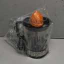 Elite Gourmet ETS740 BPA-Free 40-Watt Electric Citrus Juicer with 2 Cones, Compact, Large Volume, Pulp Control, Oranges, Lemons, Limes, Grapefruits with Easy Pour Spout, 1.2L, Black/Stainless Steel